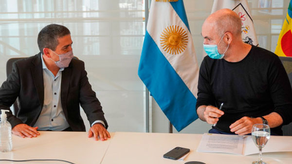 El intendente de General Alvear se reunió con Rodríguez Larreta