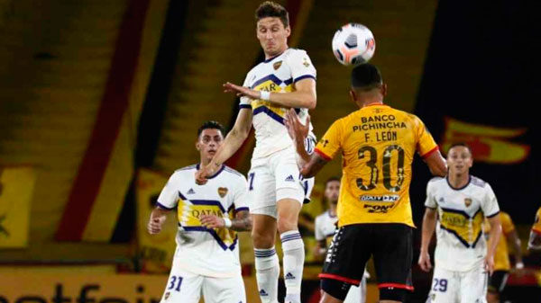 Boca perdió en Guayaquil ante Barcelona por 1 a 0