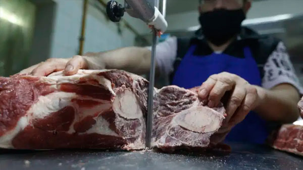 Cuánto cayó el consumo de carne en enero