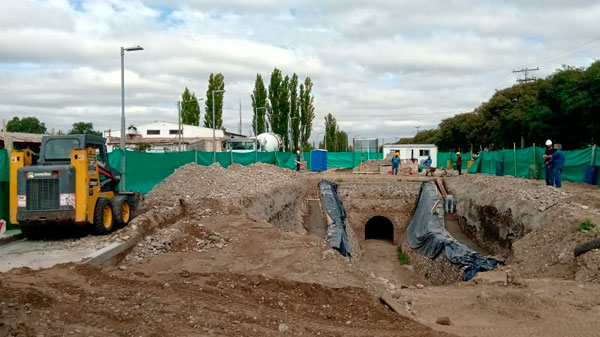 Detalle de la obra pública en San Rafael