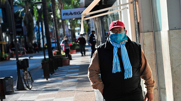 Continúa la advertencia violeta por bajas temperaturas