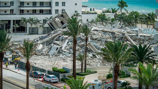 Compensarán con 150 millones de dólares a las víctimas del derrumbe en Miami