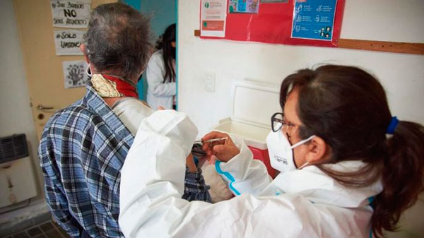 Fuerte campaña de vacunación contra el Covid en los distritos de San Rafael