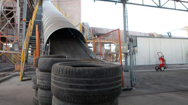 Más de 2.400 toneladas de neumáticos fuera de uso coprocesadas
