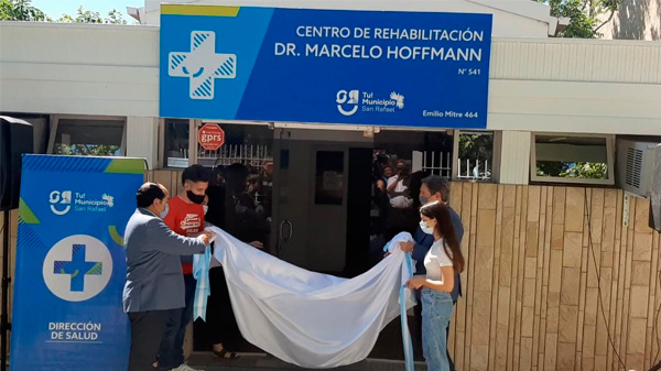 El Centro de Rehabilitación post-covid ya lleva el nombre de Marcelo Hoffmann