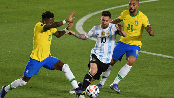 En un partido parejo, Argentina y Brasil empataron en San Juan