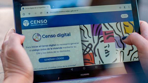 El 37,71% de los hogares mendocinos ya completaron el censo digital