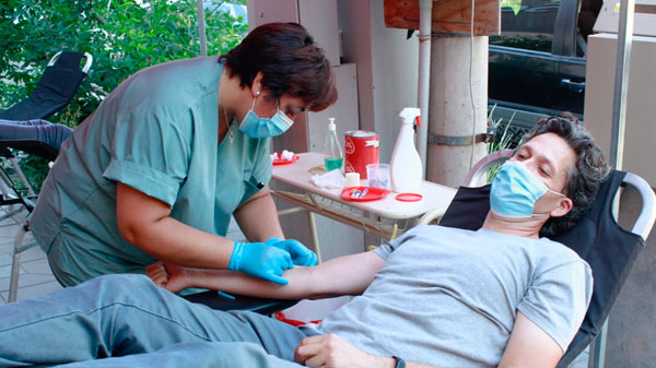 Las colectas de sangre en San Rafael llegaron a índices de prepandemia