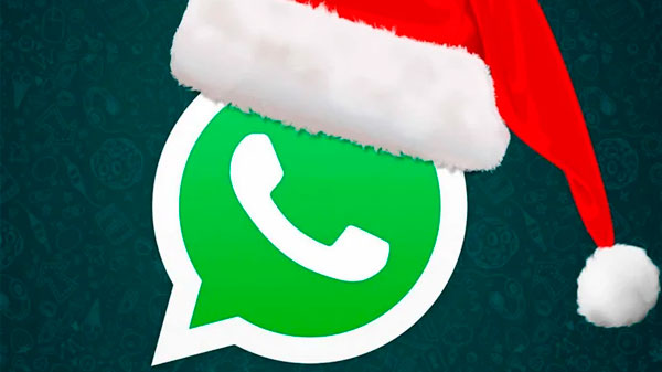 WhatsApp: cómo personalizar el icono con un gorro de navidad