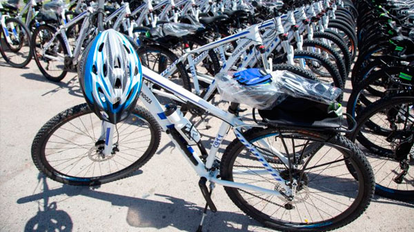 La Provincia sumó nuevas bicicletas para la Policía