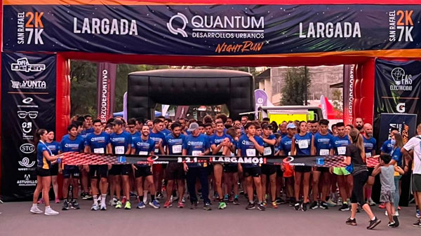 Juan Fernández y Daiana Toval ganaron en la “Quantum Night Run”