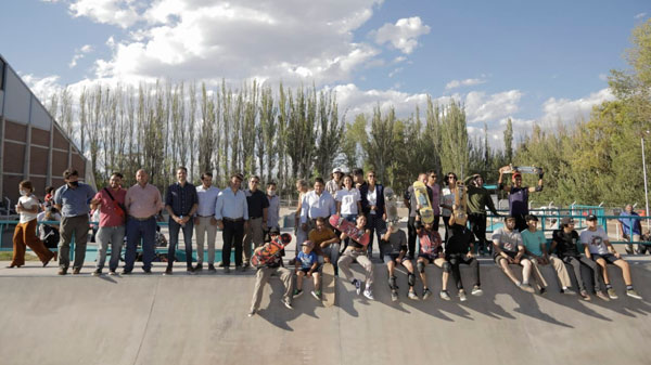 Se inauguró el skatepark de Malargüe