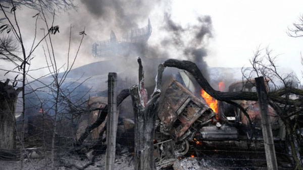 Cuáles son los principales puntos de Ucrania que fueron bombardeados por Rusia