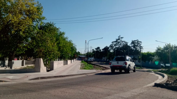 Ya se encuentra habilitado el derivador de tránsito de calle Mendoza