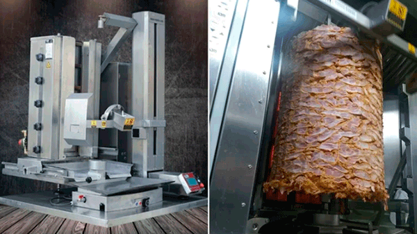 Así es el robot taquero que rebana la carne como nunca antes visto