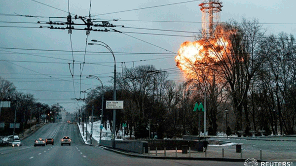 Ucrania quedó sin TV: un ataque ruso destruyó la antena en Kiev y dejó cinco muertos