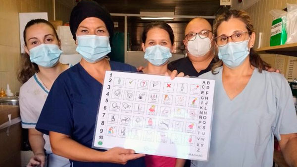 El Hospital Enfermeros Argentinos implementó comunicación aumentativa en UTI