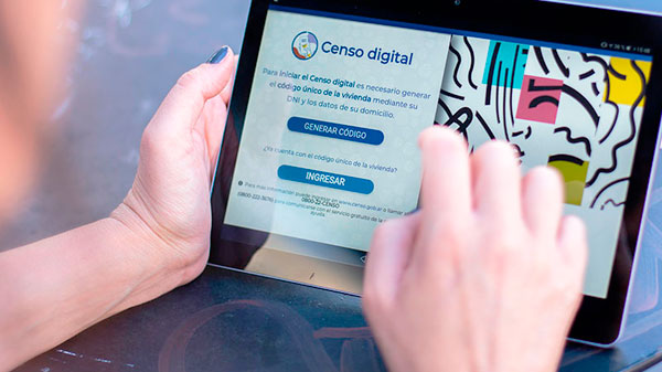 Mendoza se destaca por la participación en la modalidad digital del Censo 2022