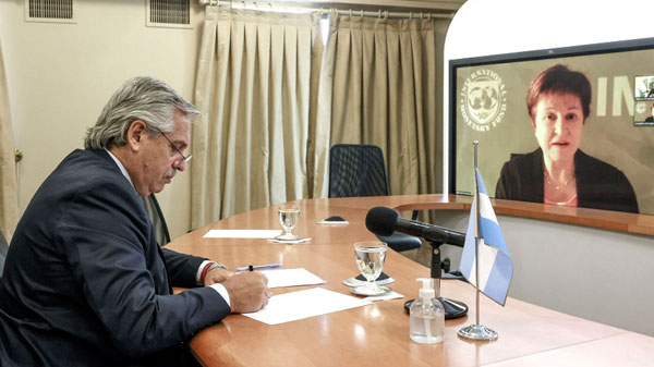 Fernández y Georgieva destacaron la importancia del acuerdo alcanzado