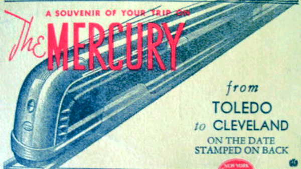 Así fue el Mercury, el inigualable tren retrofuturista que aún sorprende por su diseño