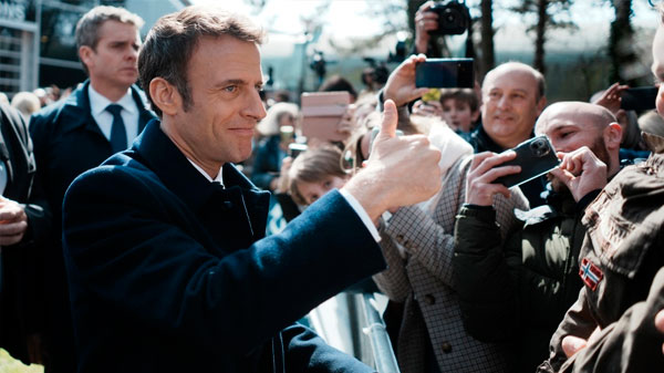 Macron podría ganar el balotaje con el 53,5% de los votos