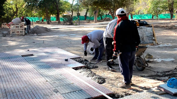 Cuadro Nacional: sigue la remodelación de la plaza