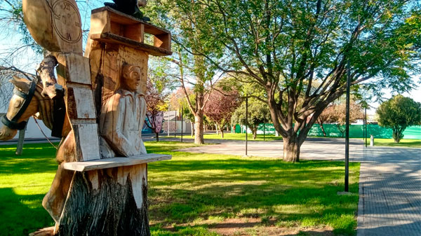 Actividades por la inauguración de la plaza de Rama Caída