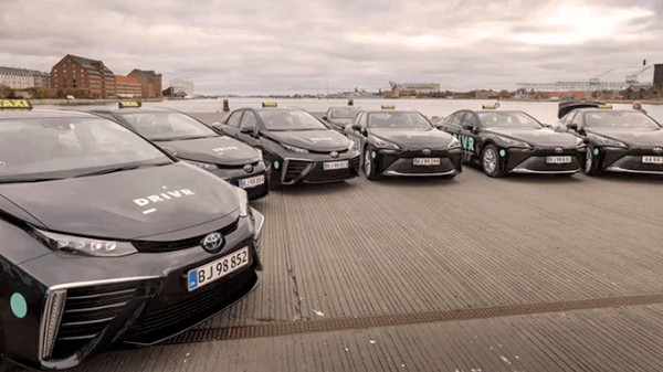El futuro del futuro: 100 taxis a hidrógeno empiezan a funcionar en Dinamarca