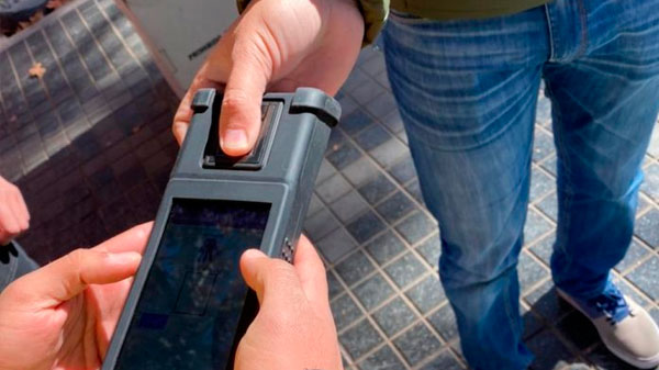 Controles biométricos al azar en San Rafael