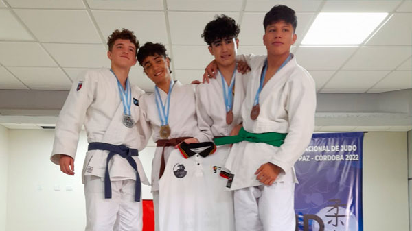 Judokas malargüinos entre los diez mejores del Torneo en Córdoba       