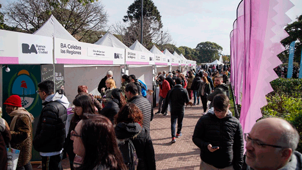 La ciudad de Buenos Aires, celebró la región de Cuyo