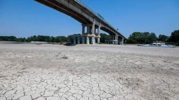 Alerta en Italia por la peor sequía en 70 años