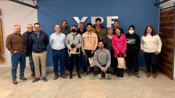 Alumnos del IES 9-018 de Malargüe llevan a cabo prácticas profesionalizantes en YPF 