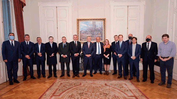 El Presidente se reunió con gobernadores en Casa Rosada
