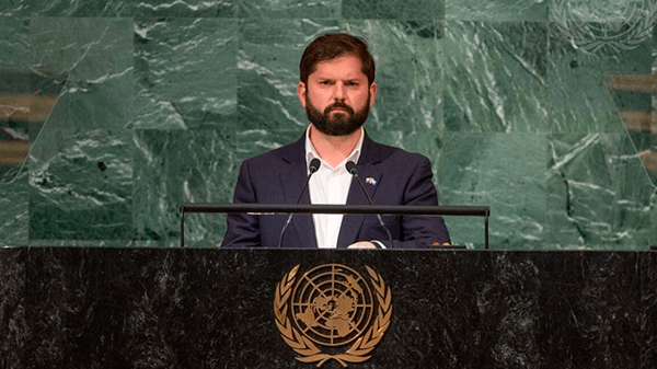 Boric aseguró ante la ONU que Chile tendrá «a corto plazo» una nueva Constitución