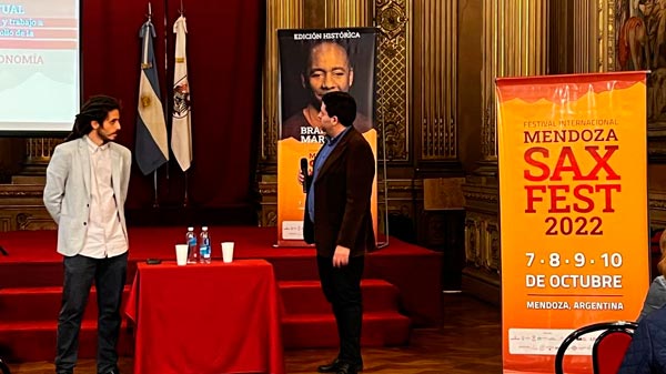 El Ministerio de Cultura de la Ciudad fue escenario del lanzamiento de Mendoza Sax Festival