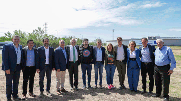 El Presidente inauguró en Hurlingham un nuevo módulo de la Planta Depuradora