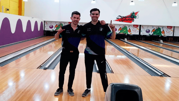 Claudio Martos y Jorge Giménez campeones del Bowling de Cuyo  