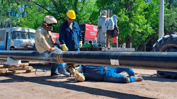 Gasoducto: avanza y ya se trabaja en la nueva traza de calle Las Vírgenes