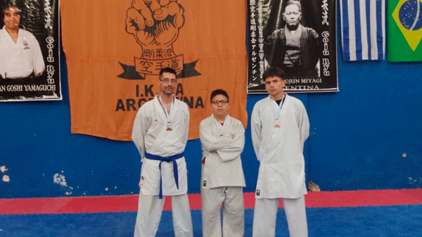 Destacada actuación de sanrafaelinos en el Sudamericano de Karate