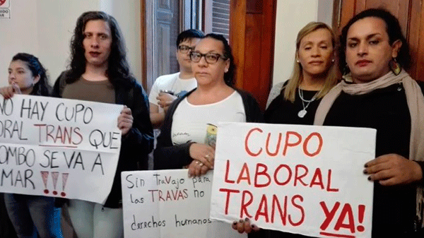 El 1% de los cargos estatales de Mendoza serán ocupados por personas trans