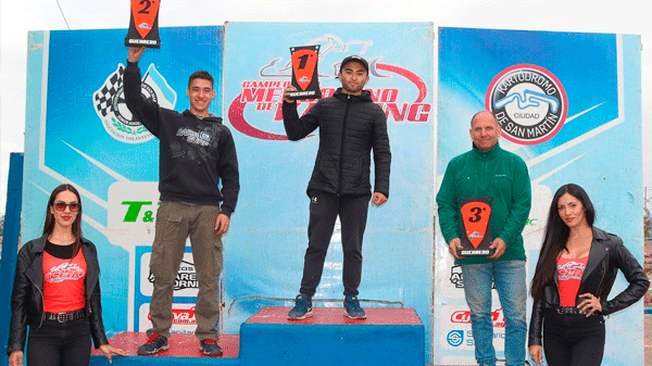 Nicolás y Lautaro Sabio subieron al podio en el Mendocino de Pista