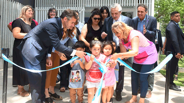 El Presidente encabezó en Pilar el acto de finalización de 30 Centros de Desarrollo Infantil en seis provincias