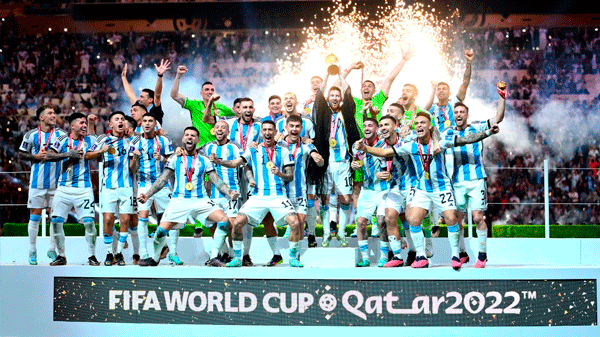 Imágenes de la Selección Argentina campeona mundial