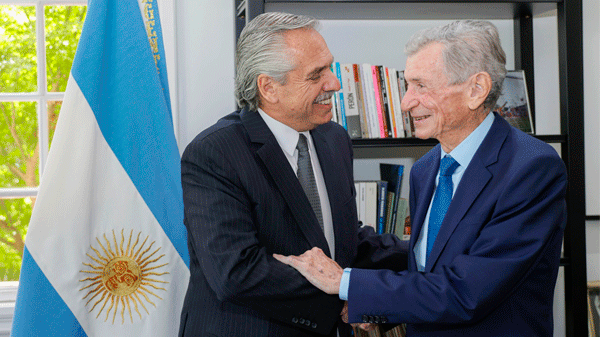 Alberto Fernández se reunió con Jack Rosen para analizar inversiones en sectores estratégicos con Estados Unidos