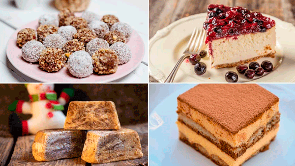 Cheesecake, crumble de manzana y otras deliciosas recetas para la mesa dulce de Año Nuevo