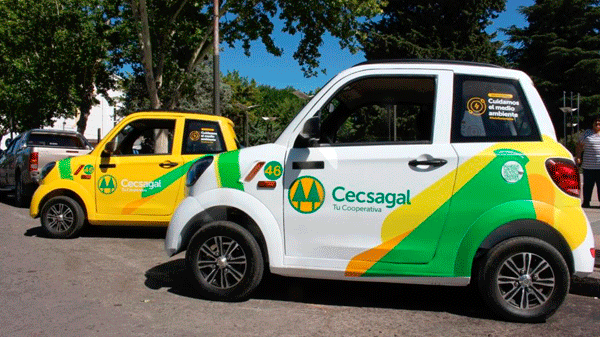 General Alvear: Cecsagal presentó sus automóviles eléctricos