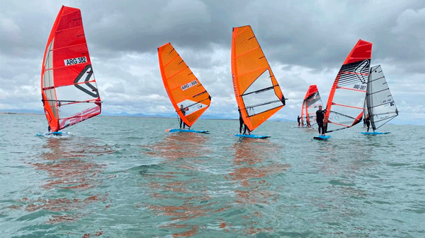 Rippa, Pardo y Ramírez los más destacados en la 3° fecha del Campeonato Sanrafaelino de Windsurf