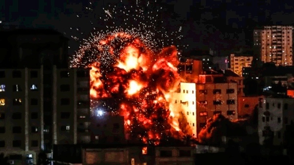 Israel bombardeó la Franja de Gaza y aseguró haber destruido una fábrica de cohetes de Hamás