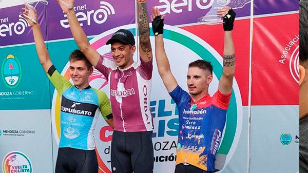 Mauricio Páez se quedó con la 2° etapa de la Vuelta de Mendoza que finalizó en San Rafael